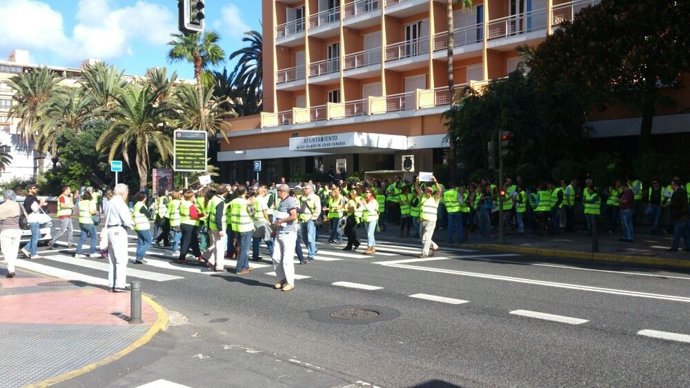  Trabajadores De Las Palmas De Gran Canaria En Huelga