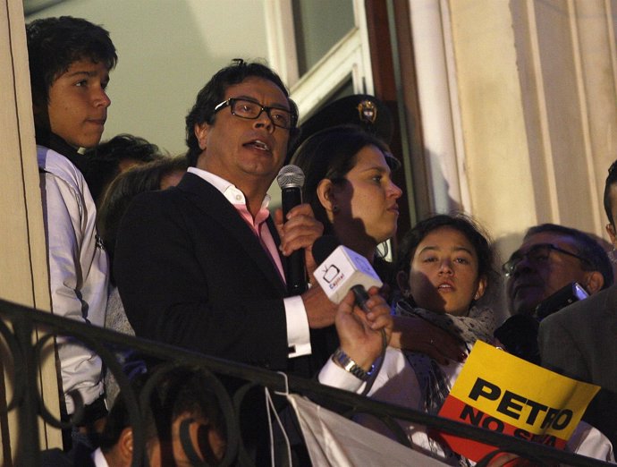 El ex alcalde de Bogotá Gustavo Petro