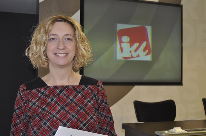 La portavoz de IU, Patricia Luquin