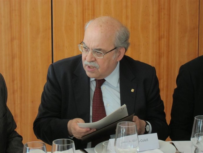 El conseller de Economía y Conocimiento, Andreu Mas-Colell.