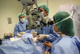 Operación, cirugía, médicos, intervención