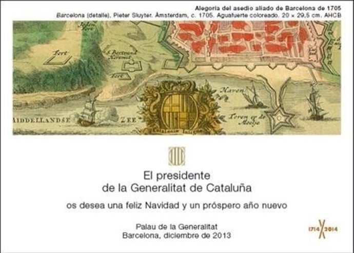 Felicitación navideña de Artur Mas