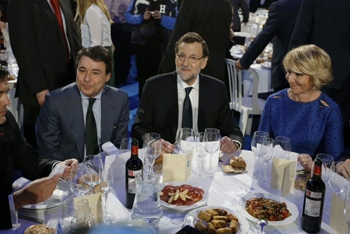 Mariano Rajoy, Ignacio González y Esperanza Aguirre