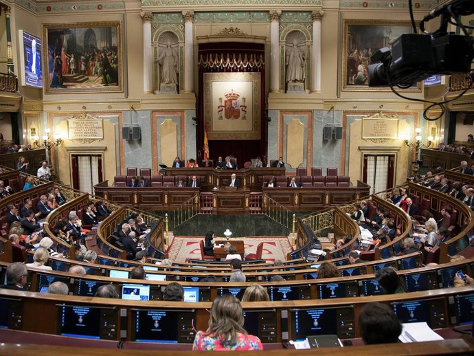 Diputados en el hemiciclo
