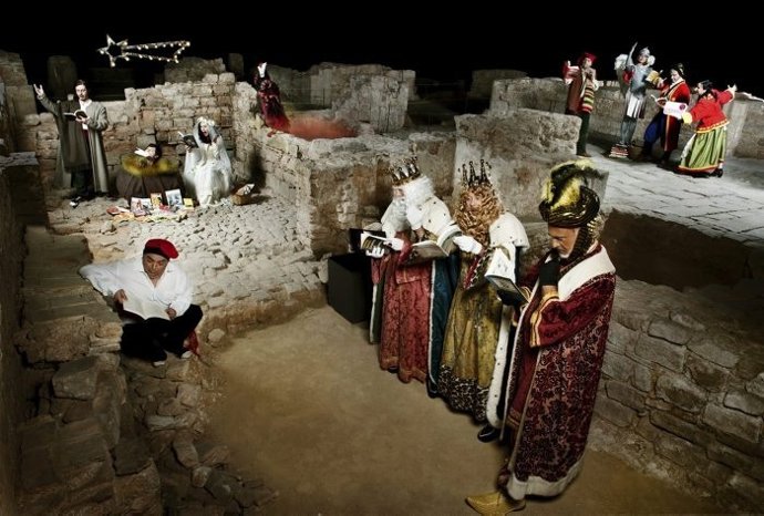 El belén viviente 'Born to read'