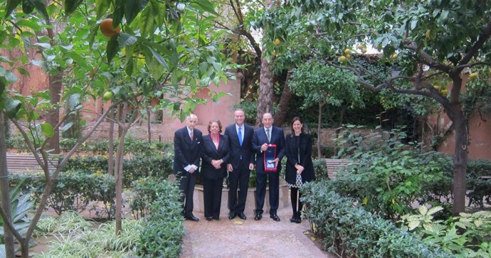 De izqda a derecha: Grisolía, Barberá, Fabra, Galán y Català