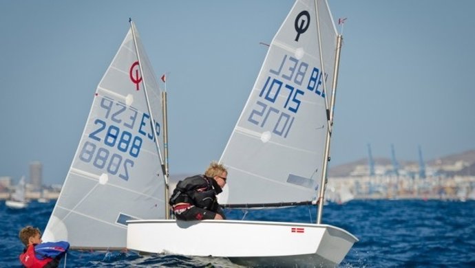 Regata clase Optimist