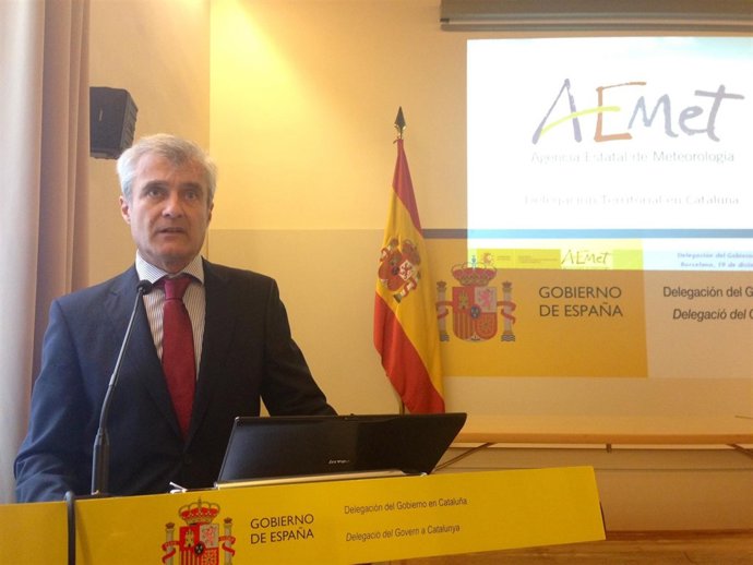 El delegado en Catalunya de la Aemet, Antonio Conesa