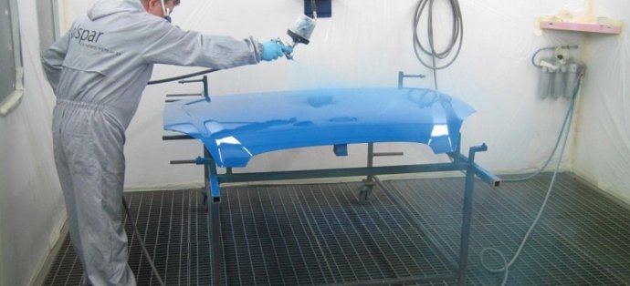 Línea de pintura de vehículo industrial de Hella