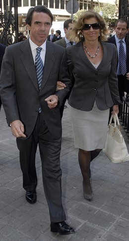 José María Aznar y Ana Botella 