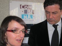 Laura Quintas (Cogami) y José Ramón Gómez Besteiro (PSdeG)
