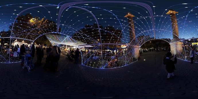 Panorámicas en 360 de Sevilla en Navidad