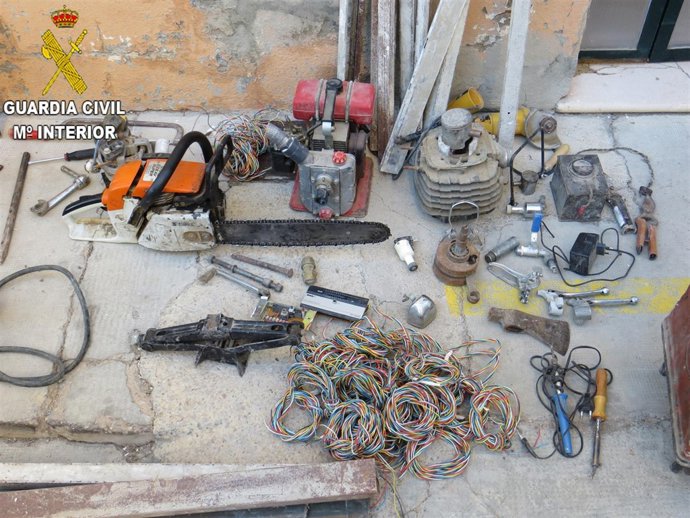 Operación 'Rumo? contra un grupo organizado dedicado a robar casetas en Valencia