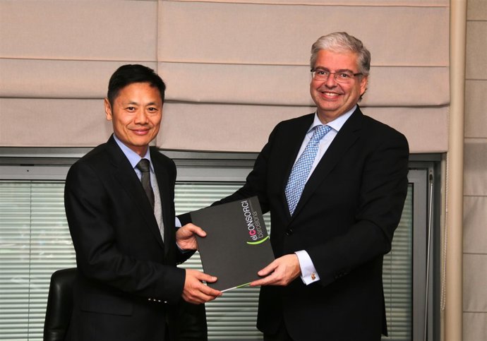 Zhou Min y Jordi Cornet