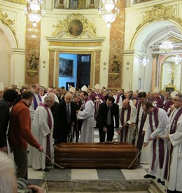 Entierro del cardenal Carles