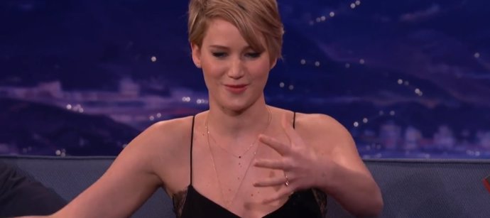 Jennifer Lawrence en un programa
