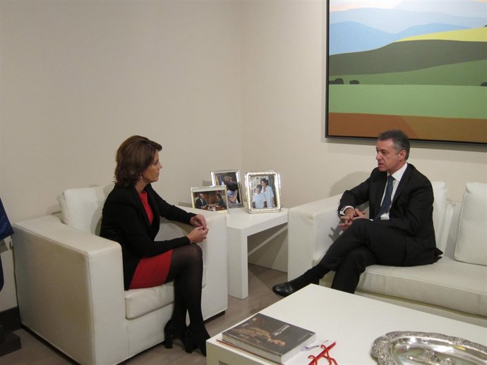 Yolanda Barcina e Íñigo Urkullu.