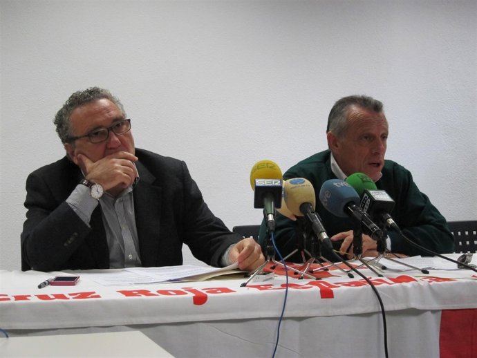 Contreras y Luna, en la rueda de prensa