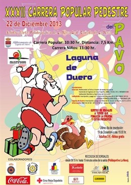 Cartel de la Carrera Pedestre del Pavo 2013.