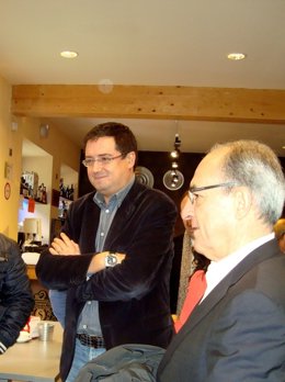 López en la recepción de Navidad