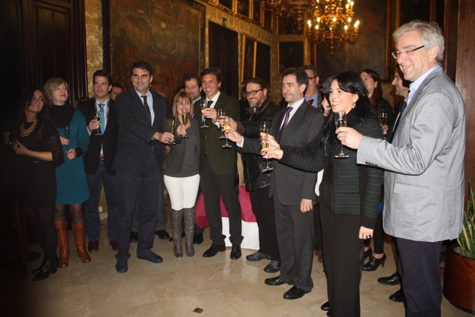 Mateo Isern en la copa de Navidad 