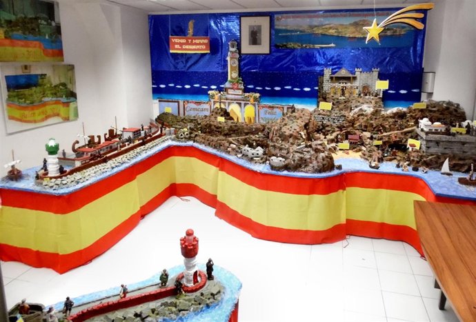 Arsenal de Cartagena abre sus puertas para visitas del público a un belén 