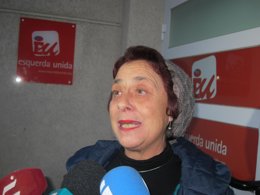 La diputada díscola de EU-IU Carmen Iglesias Sueiro