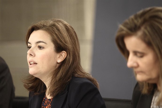 Fátima Báéz y Soraya Sáenz de Santamaría