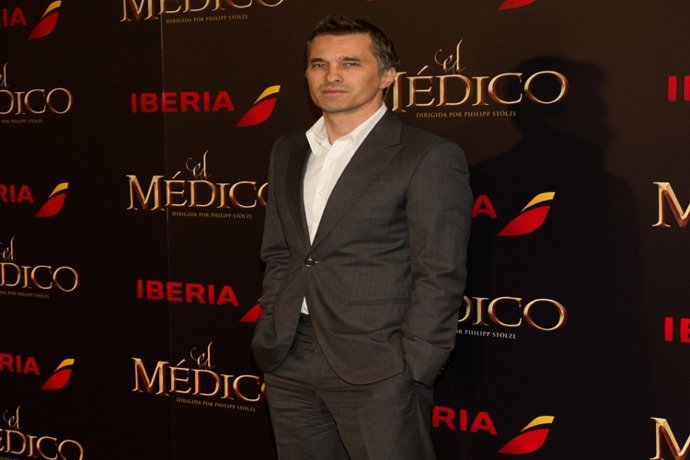 Olivier Martínez en la presentación de "El Médico" en Madrid