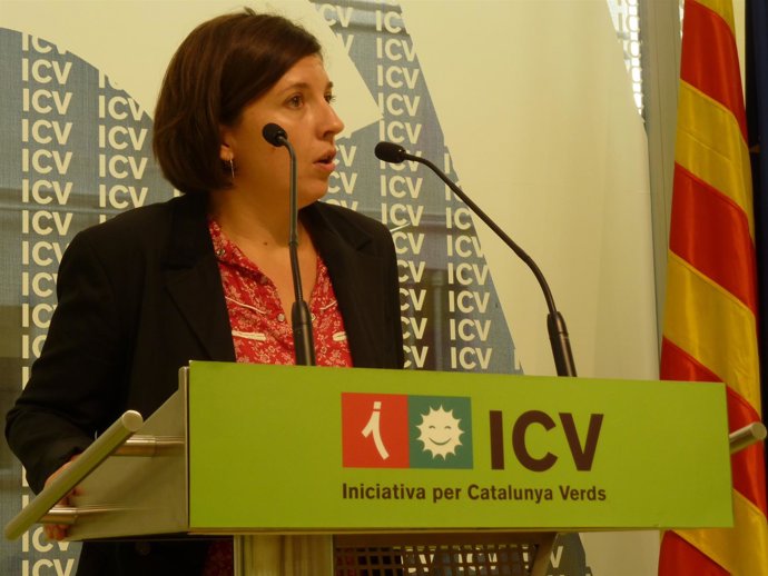 La portavoz de ICV en el Congreso, Laia Ortiz