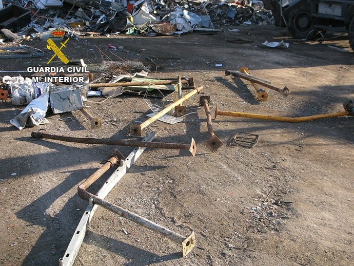 Material de obra robado