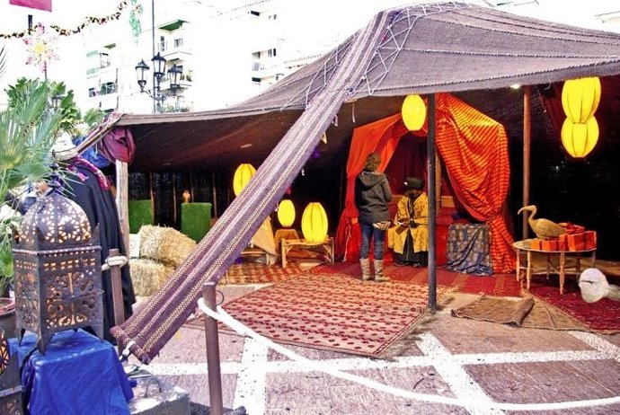 Jaima del Bioparc Fuengirola.