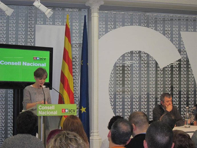 La coordinadora nacional de ICV, Dolors Camats