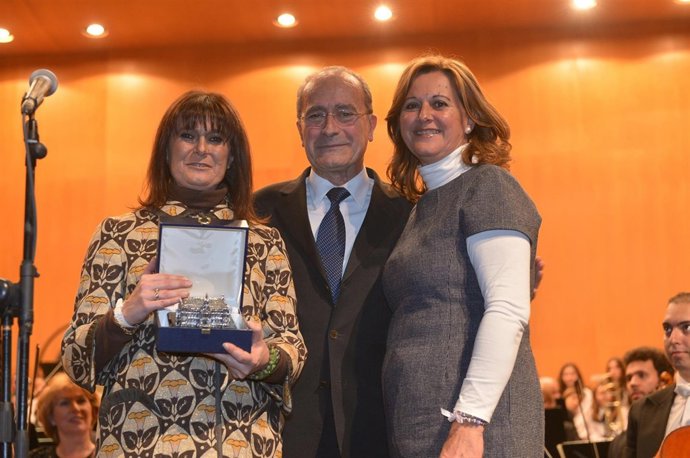 De la Torre, en el acto de entrega del Premio a la Mejor Labor Musical 2013.
