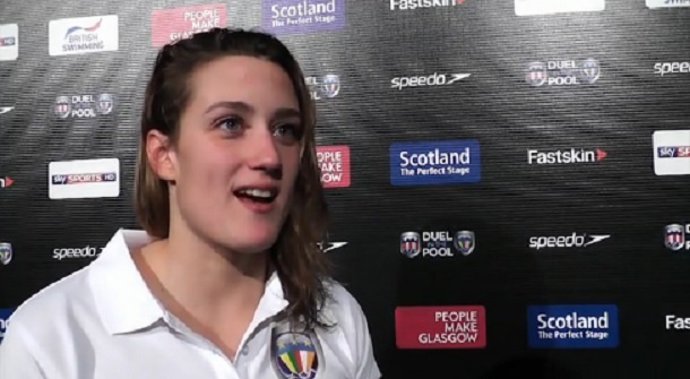 Mireia Belmonte en el Duel in the Pool