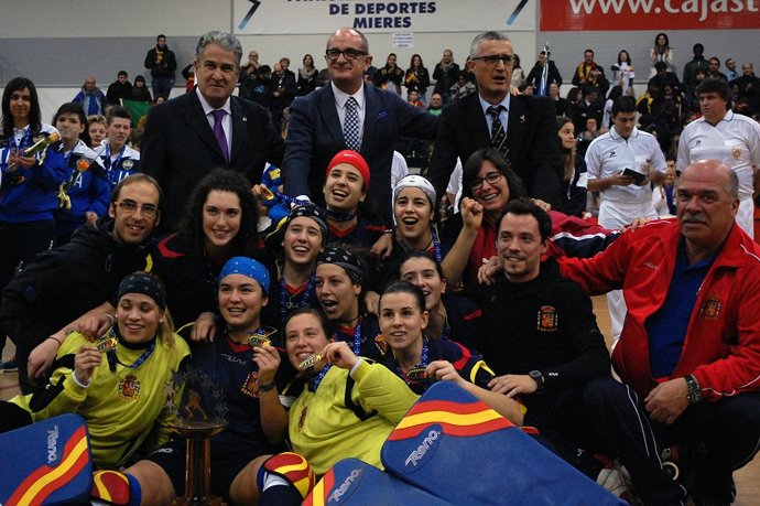 España, campeona de Europa de hockey patines femeino