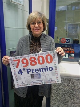 Imagen de la lotera de Zamora que ha repartido un cuarto premio