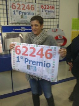 Número premiado con el Gordo en la administración de lotería de Manises 