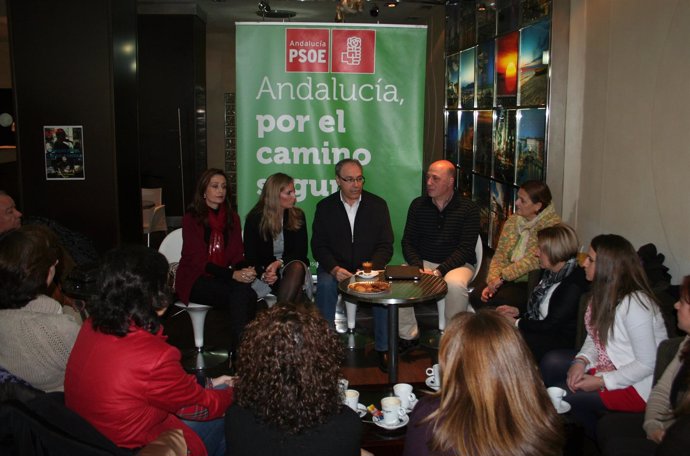 Encuentro del PSOE con organizaciones contra la nueva ley del aborto