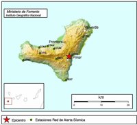 El Hierro registra más de cien temblores en las últimas treinta horas
