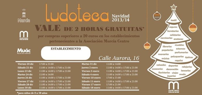 Ludoteca con motivo Navidad 