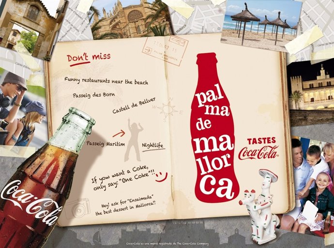 Campaña Coca-Cola en Palma de Mallorca