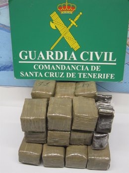 Droga incautada por la Guardia Civil