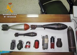La Guardia Civil de Teruel desactiva 49 artefactos explosivos desde septiembre.