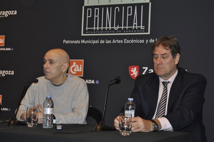 Rafel Campos y Fernando Arcega han presentado la programación teatral.