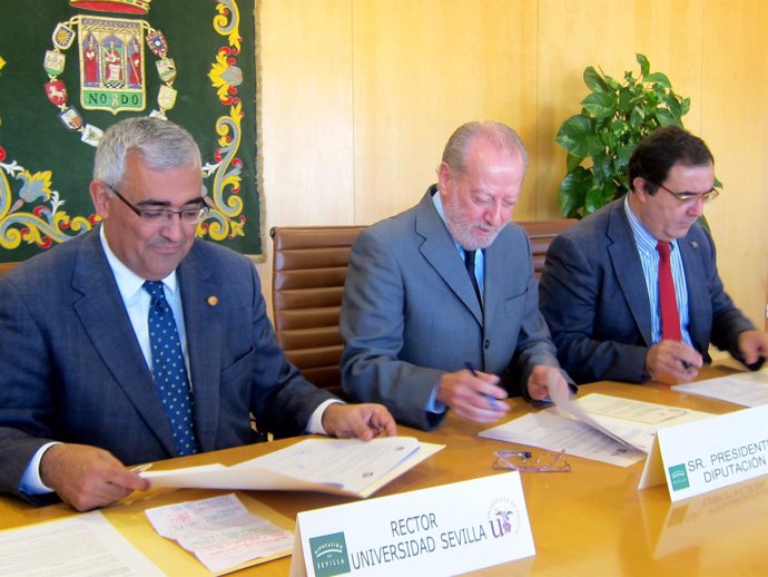 Antonio Ramírez de Arellano, Fernando Rodríguez Villalobos y Vicente Guzmán