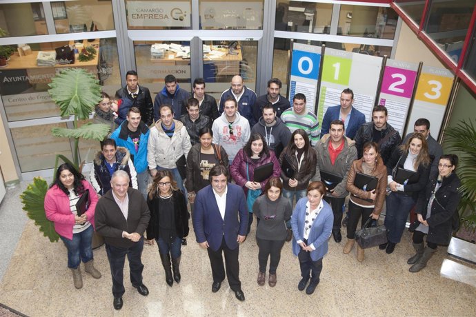 Jóvenes participantes 