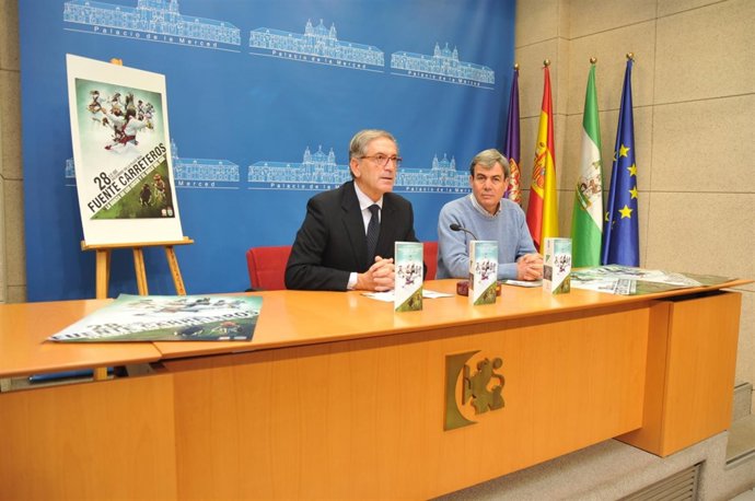 Pineda y Pedrosa en la rueda de prensa