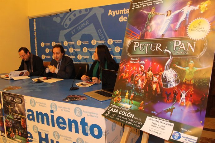 Presentación del musical Peter Pan. 