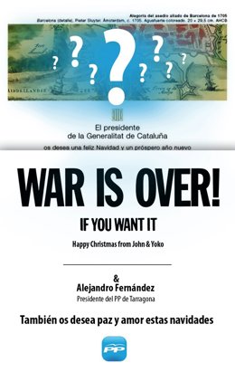 Felicitación navideña del pte. Del PP de Tarragona